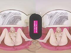 Cora Ora Explores VR Pleasures with Her Favorites and New Sex Toys in a Virtual Reality Porn Adventure