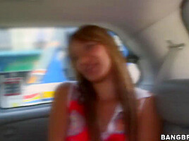 Naughty Amateur Latina Gets Drilled Hard on the BlowBus