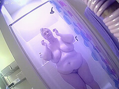 Savoring every drop as I sneak into her shower for a steamy surprise, Mother-in-Law’s luscious curves tempt me to play