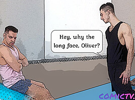 Oliver & Willy Get Sweaty After Hours at the Gym