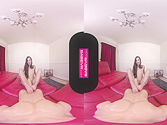 Georgia Jones Explores Her VR Fantasy in a Private 18 Teen Session