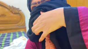 POV: Arab Muslim Maid Sandra Sees Boss’s Cock While Dusting Then Gives Him A Steamy Blowjob