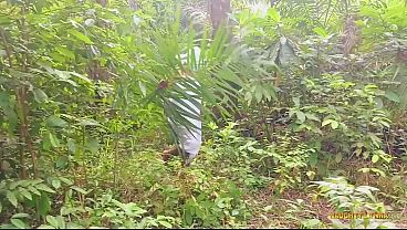 Ballbusting MILF BBW stepmother unleashed in the wilderness, wild Ebony domination