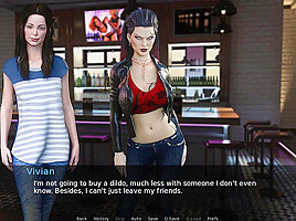 Curvy Cougar Cassie Takes Nerdy Girl Emily on a Naughty Mission to a Sex Shop for Vibrator Thrills