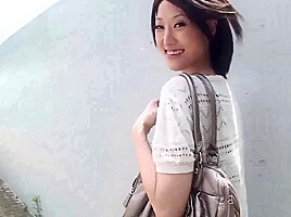 Asahi Mizuno Screams in Ecstasy as a Massive Cocks Pounds Her Virgin Ass